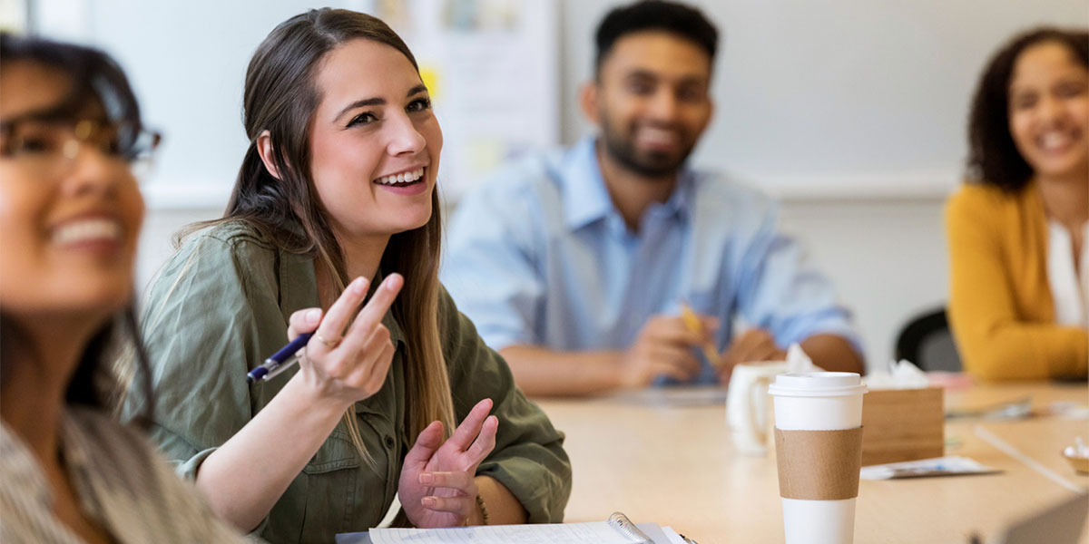 school staff in training